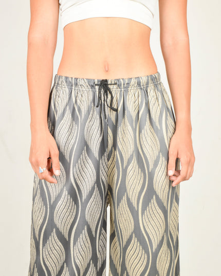 Gray Leaf Pants