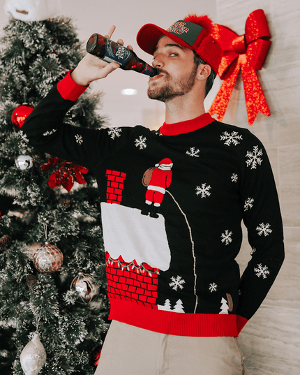 Men's Leaky Roof Light Up Ugly Christmas Sweater