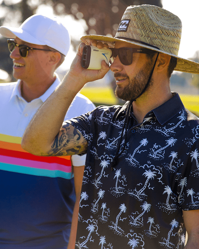 Men's Monochrome Moonlight Golf Polo