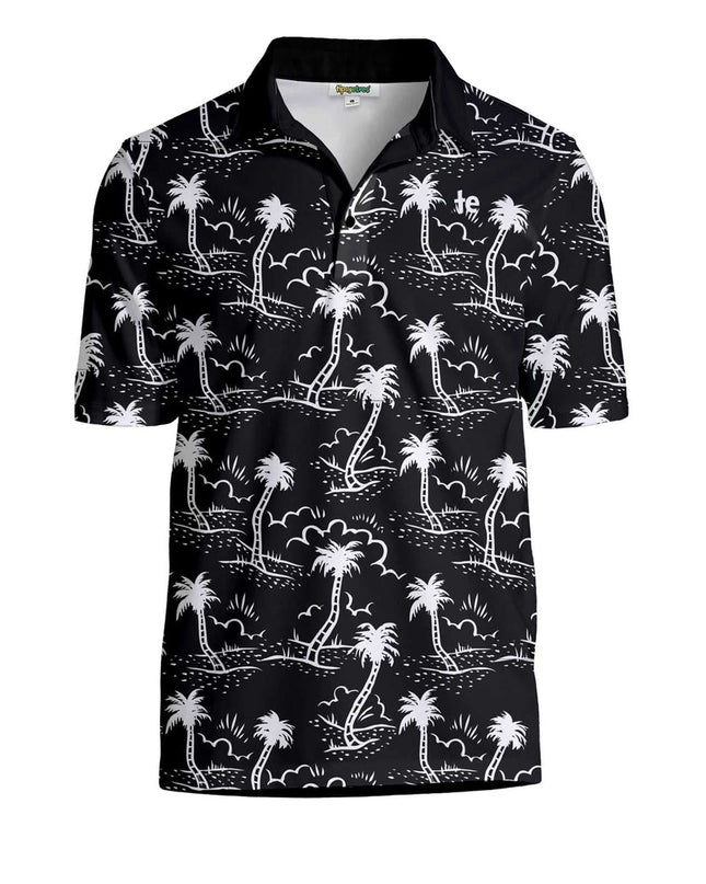 Men's Monochrome Moonlight Golf Polo