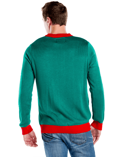 Men's Santa's Coming Ugly Christmas Sweater