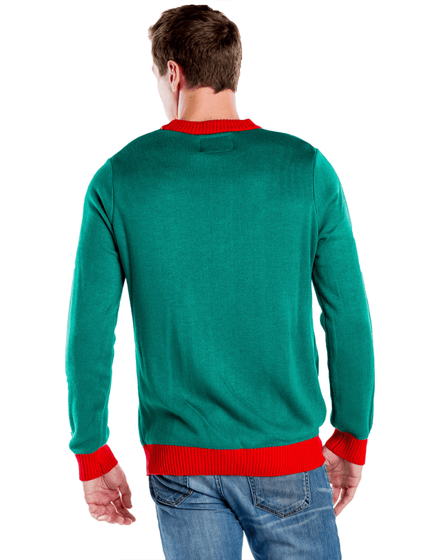 Men's Santa's Coming Ugly Christmas Sweater