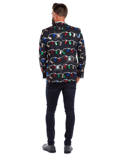 Men's Sequin Tangle Wrangler Blazer with Tie