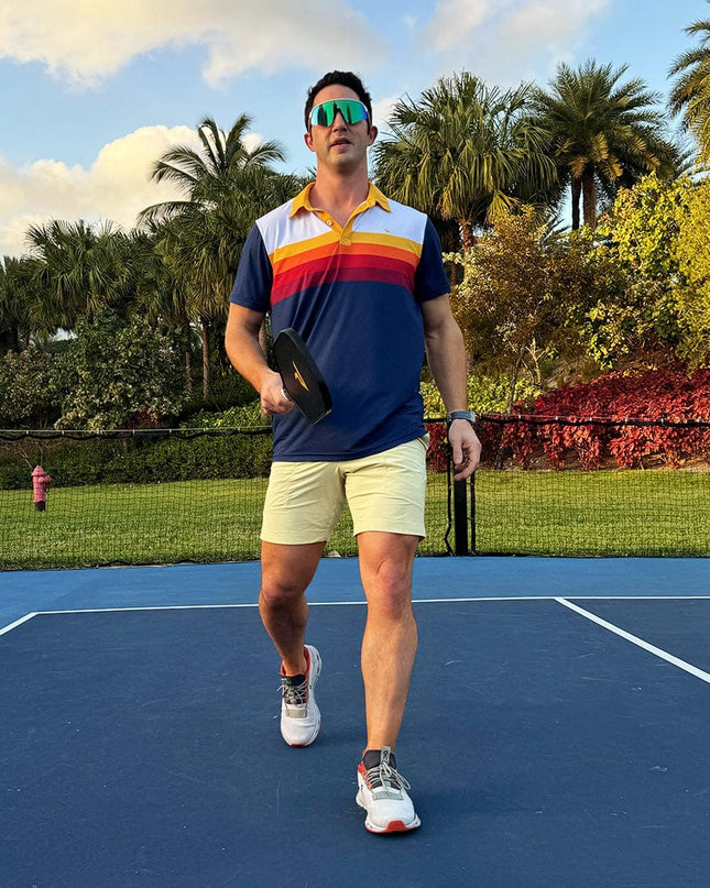 Men's Slice of Sunset Pickleball Shirt