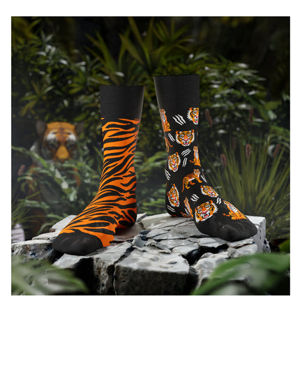 Feet Of The Tiger Fun Socks for All Ages