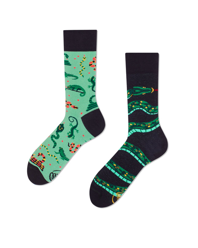 Sneaky Snake Fun Socks by Many Mornings