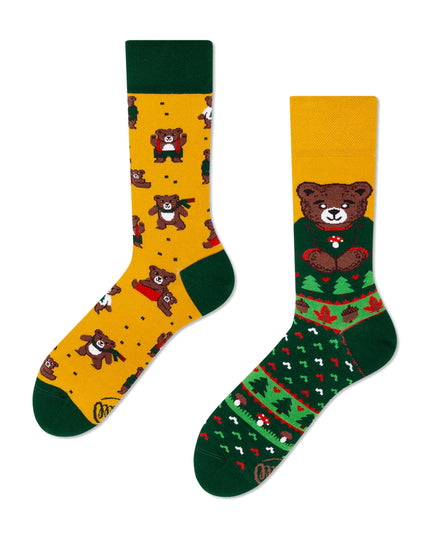 Autumn Teddy Socks