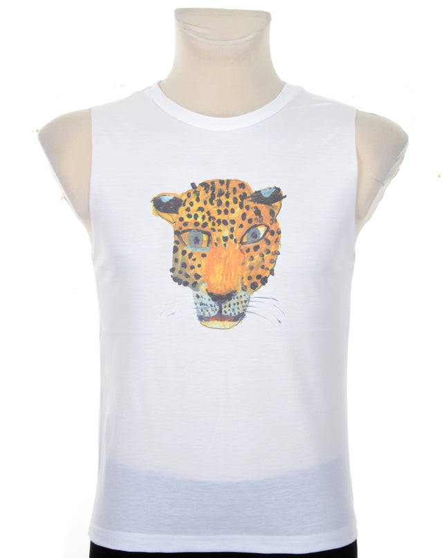 Unisex Cheetah Print Tank Top