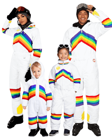 Matching Sunrise Shredder Family Snow Suits