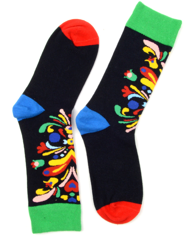Traditional Folk Pattern Socks