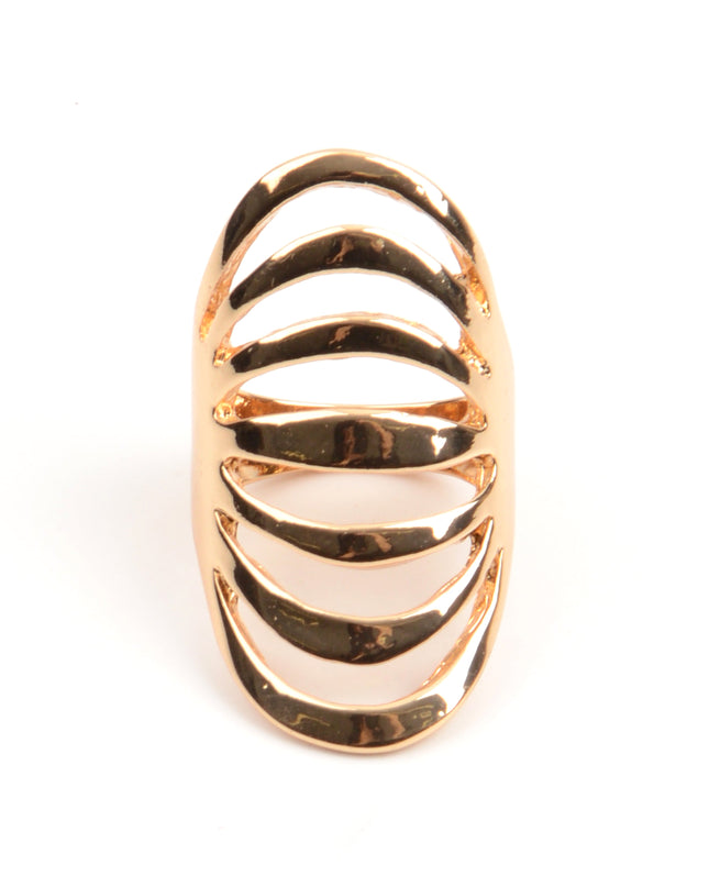 Striped Maxi Ring