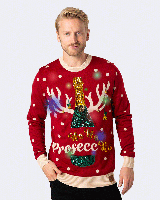 Men's Prosecco Christmas Sweater