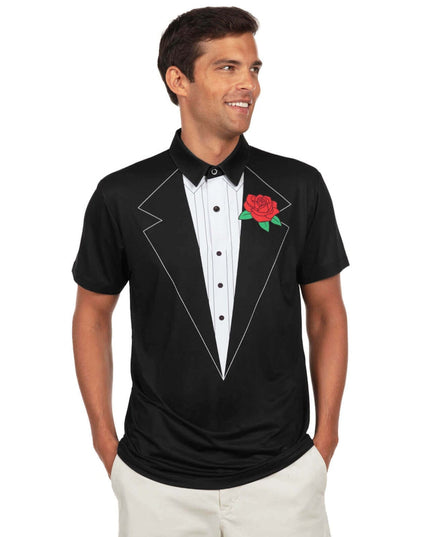 Men's Tuxedo Disc Golf Polo