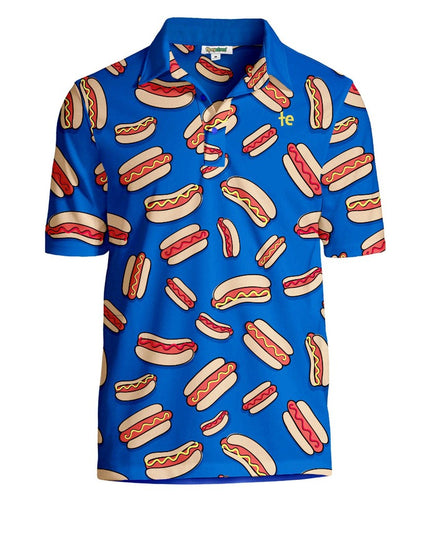 Men's Hot Dog Polo Shirt