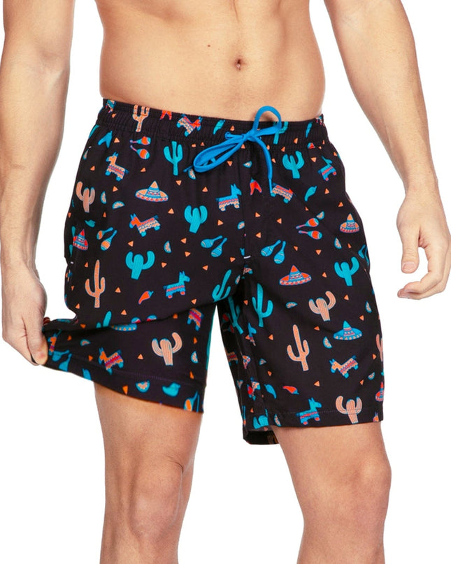 Midnight Fiesta Stretch Swim Trunks - 7.5" Inseam