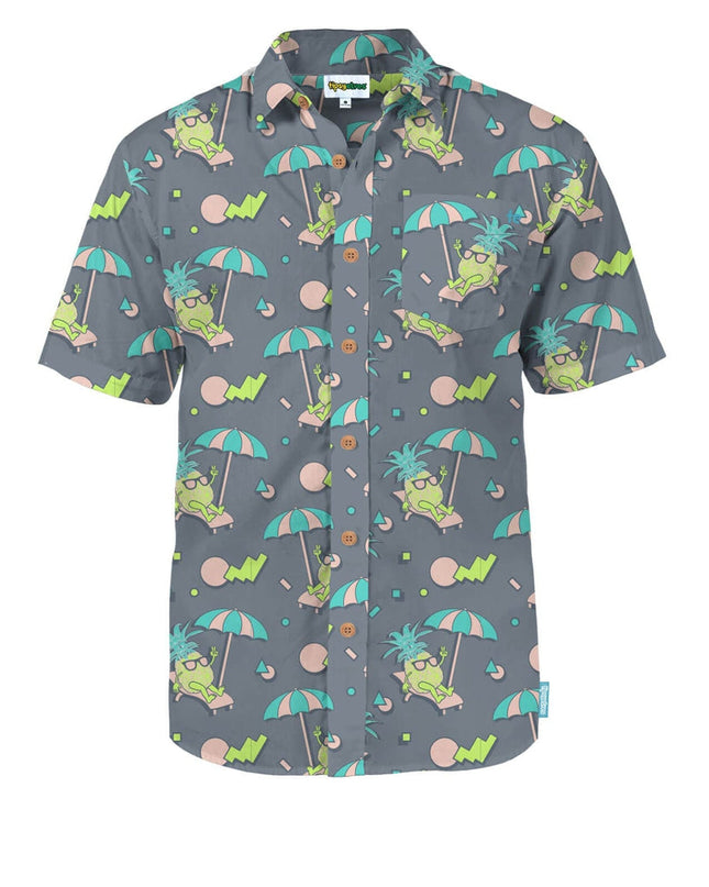 Men's Peace Out Pineapple Hawaiian Shirt