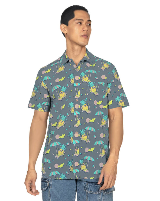 Men's Peace Out Pineapple Hawaiian Shirt