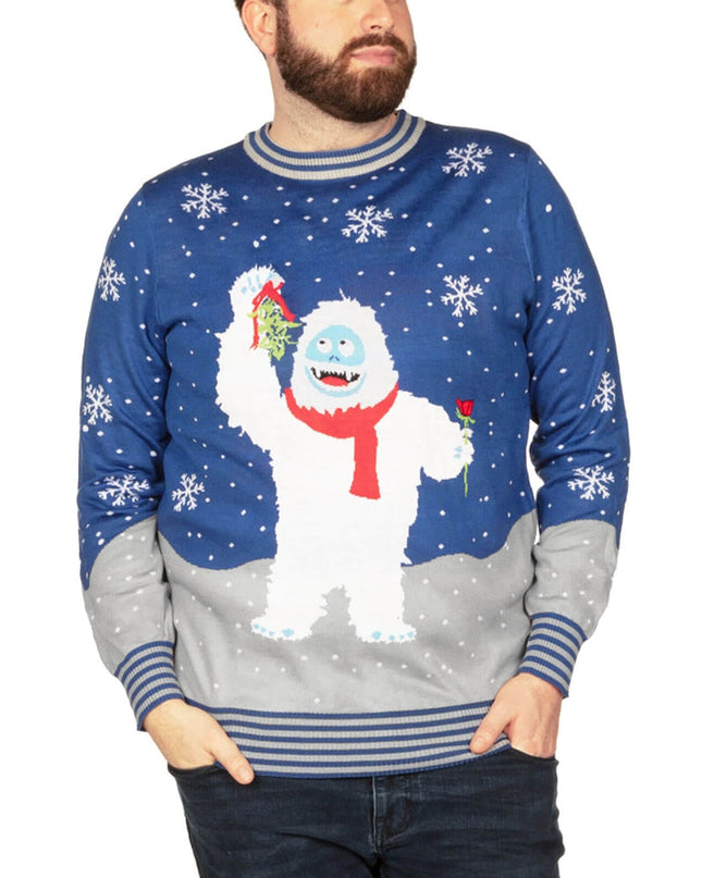 Men's Romantic Bumble Big and Tall Ugly Christmas Sweater