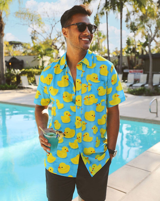 Men's Rubber Ducky Hawaiian Shirt