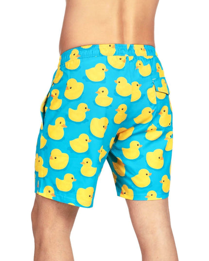 Rubber Ducky Stretch Swim Trunks - 7.5" Inseam