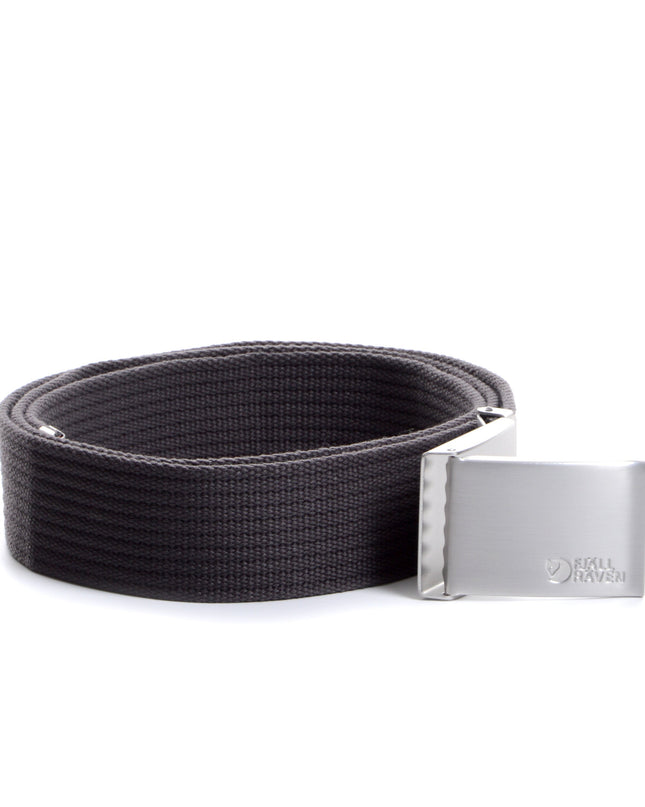 Fjallraven Canvas Belt in Dark Grey