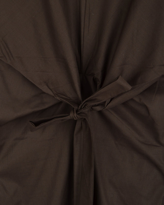 Brown Canvas Summer Dress