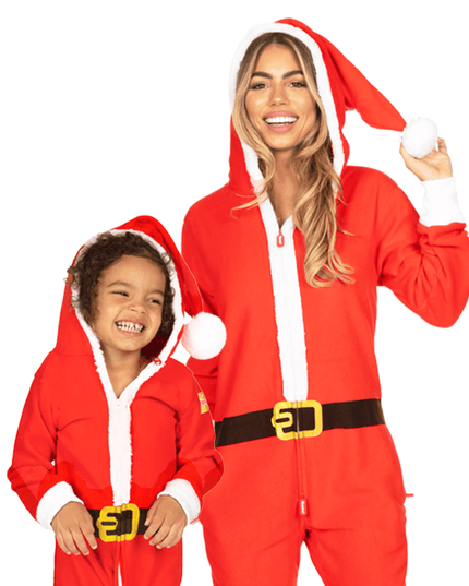 Mommy & Me Santa Christmas Jumpsuits