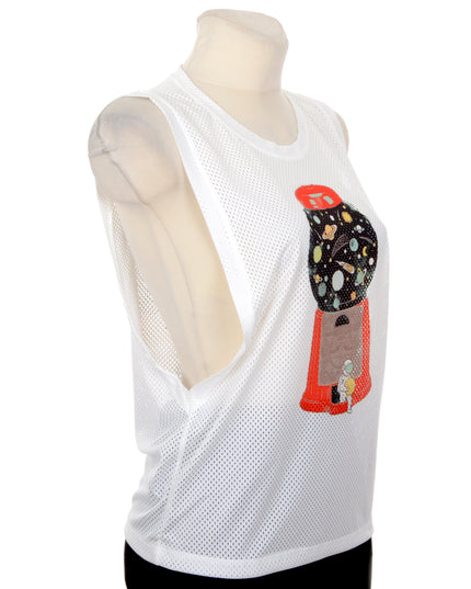 Galaxy Print Crop Top