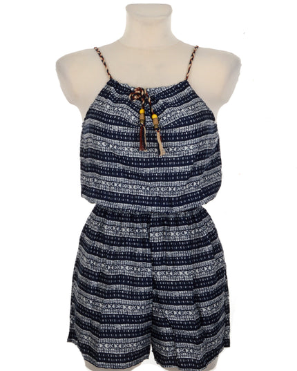 Tied Romper - Striped I
