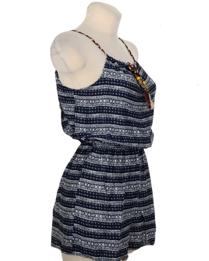 Tied Romper - Striped I