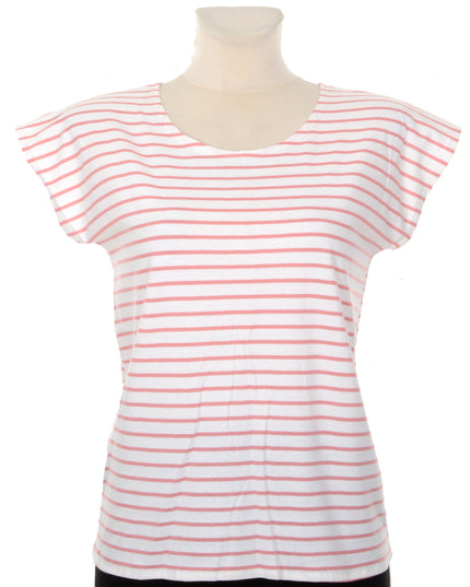 Women's Pink Striped Tee