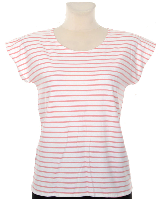 Women's Pink Striped Tee
