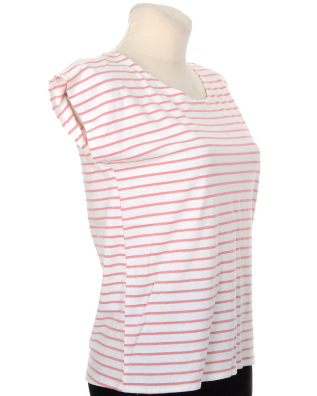 Women's Pink Striped Tee