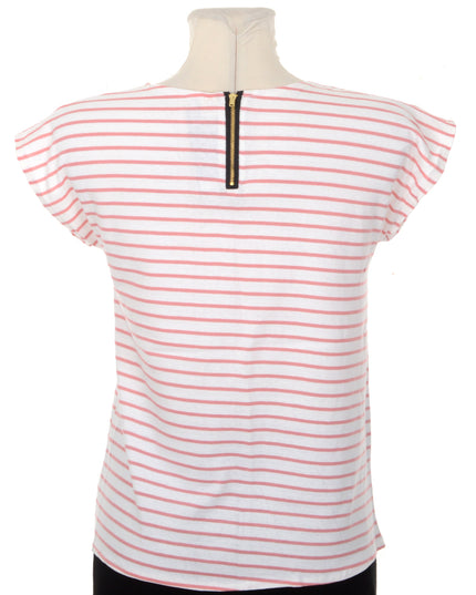 Women's Pink Striped Tee