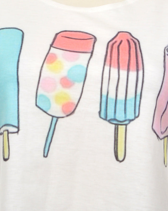 Ice Cream Loose Top for Men, Women, Kids