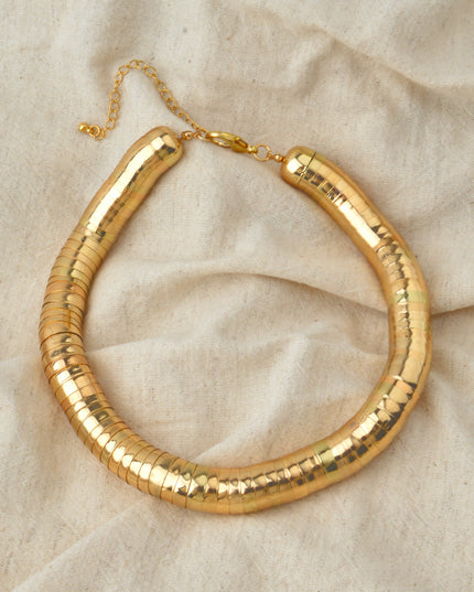 Cylinder Design Necklace