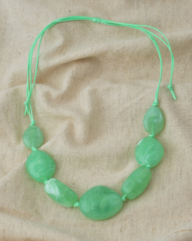 Green Bead Necklace
