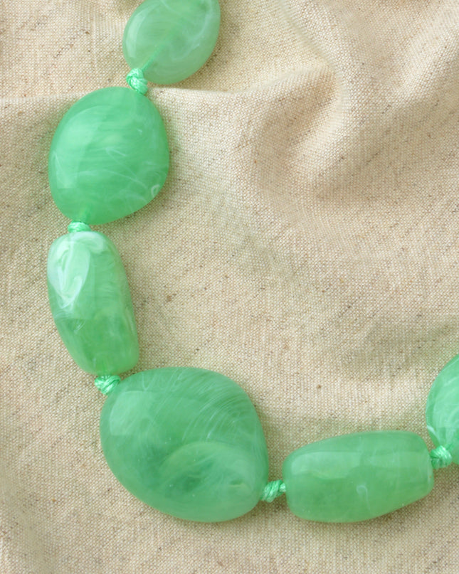 Green Bead Necklace