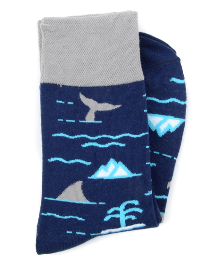 Fun Christmas Socks - Zokni Ocean Design