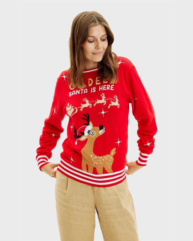 Oh Deer Christmas Sweater for Women