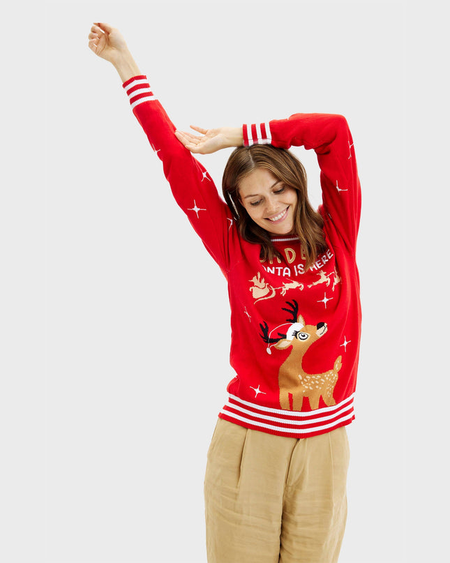 Oh Deer Christmas Sweater for Women