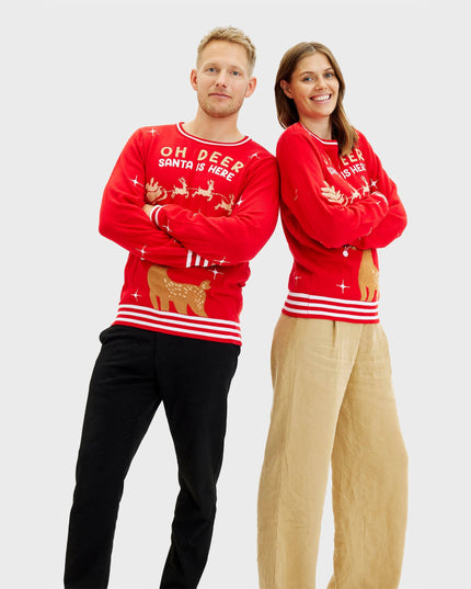 Oh Deer Christmas Sweater for Women