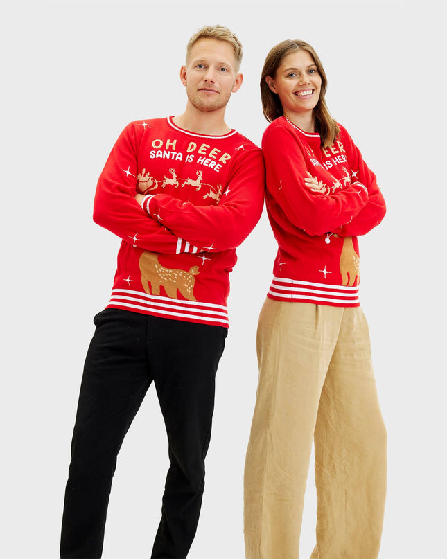 Oh Deer Christmas Sweater for Women