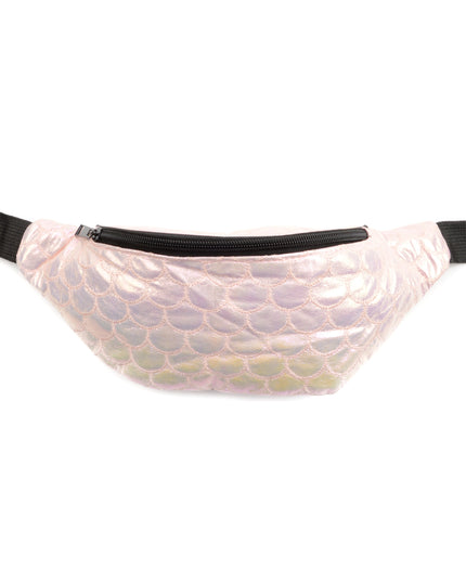 Outlet White Iridescent Belt Bag for All