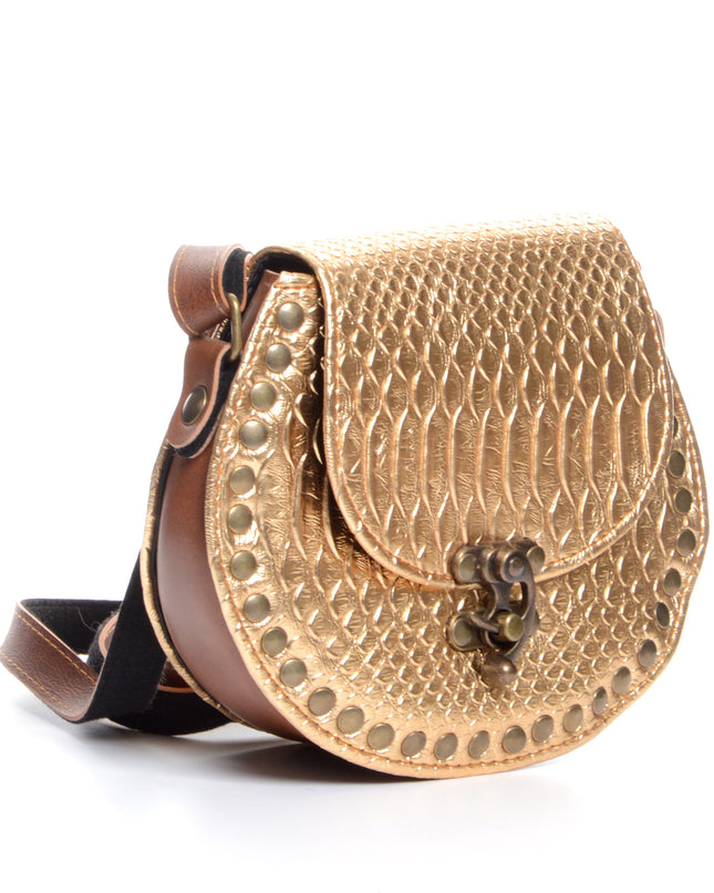 Gold Horseshoe Bag I