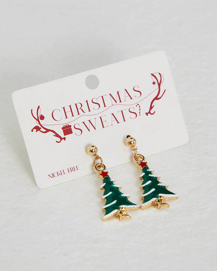 Christmas Tree Earrings