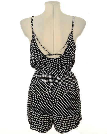 Black Polka Dot Romper