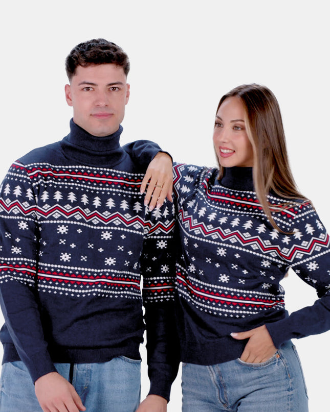 Organic Cotton Frosted Pearl Couple Sweater