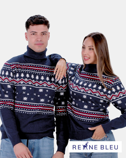 Organic Cotton Frosted Pearl Couple Sweater