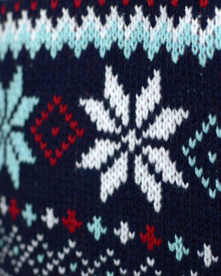 Merry Christmas Sweater for Family with Santa and Reindeer